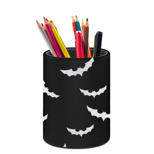 XUWU Halloween Bat Pen Holder Pencil Cup for Desk Organizer