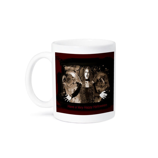 3dRose Vampire Halloween Fairy Vampire Ceramic Mug, 11-Ounce