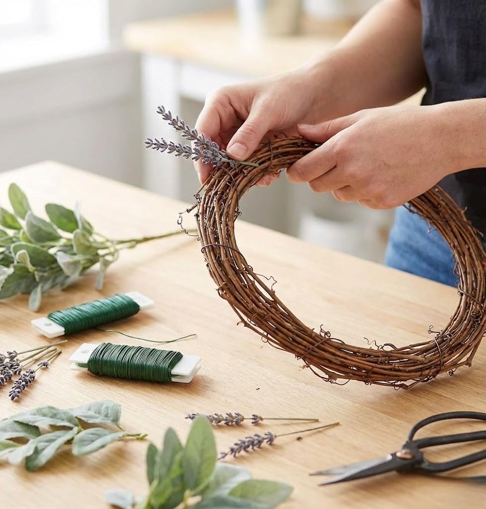 Natural Grapevine Twig Garland, 15ft Rustic Grapevine Wreath Vines for DIY Crafts, Wedding Arch, Farmhouse Wall Decor, Front Door & Garden Garland (15ft)