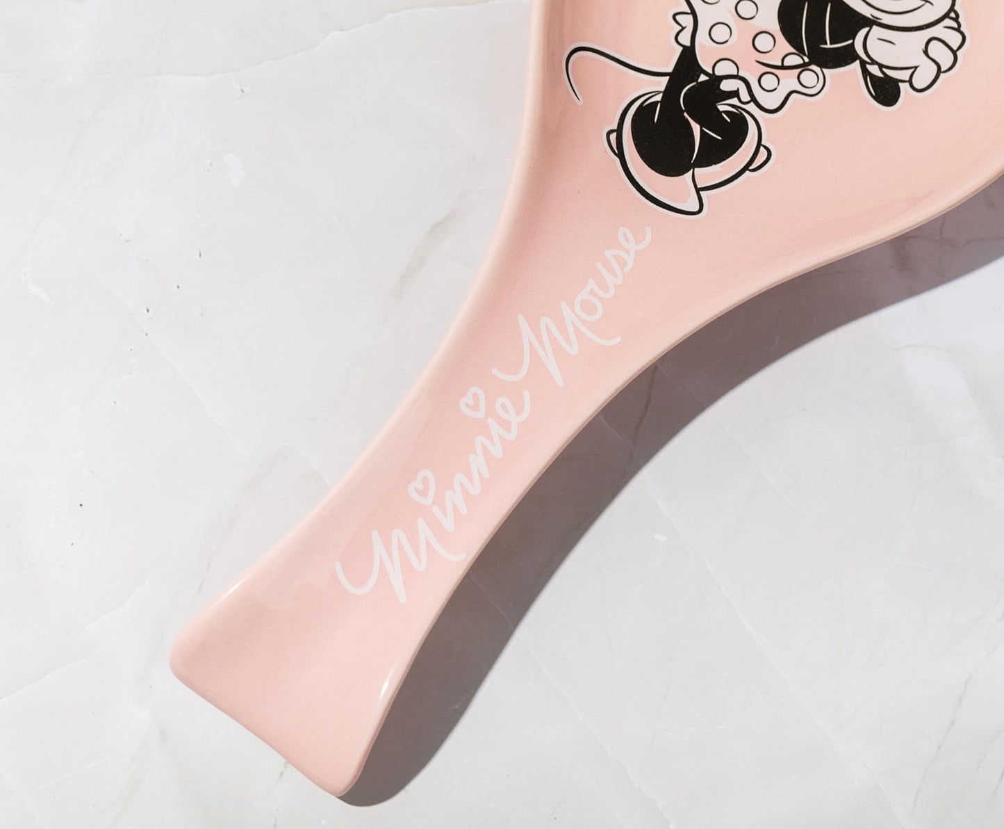 Disney Minnie Mouse Ceramic Spoon Rest Holder | Kitchen Organizer for Utensils to Keep Countertop Clean Multicolor