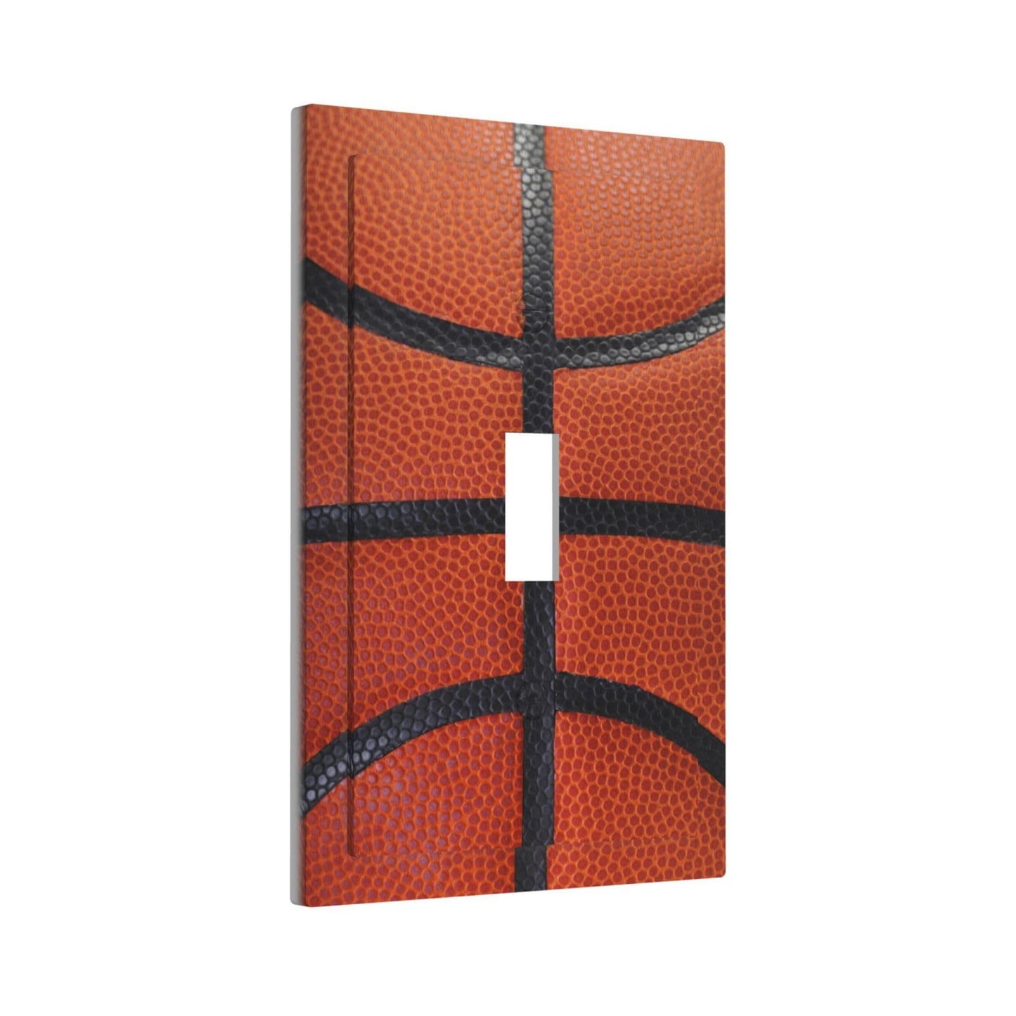 Rougui Light Switch Covers 1 Toggle Funny Basketball Sports Single Toggle Wall Plate Decorative Switchcover Electrical Switchplate For Country Bathroom Bedroom Decor
