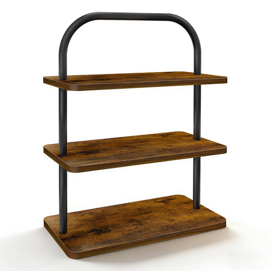 OugeWood Cupcake Stand, 3 Tier Wood Cupcake Stand for 50 Cupcakes Large Dessert Stand Cupcake Display Stand Cupcake Tower for Farmhouse Decor, Party Serving Tray, Vendor Dessert Table Display Set