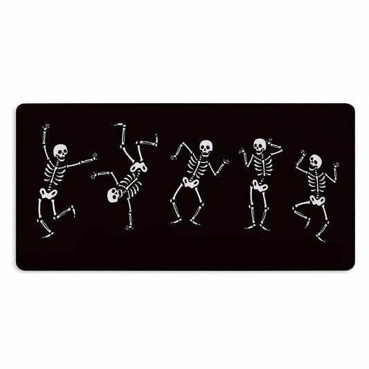 gsgfdshf Dark Gothic Halloween Skeleton Large Mouse Pad 31.5x15.7 ins
