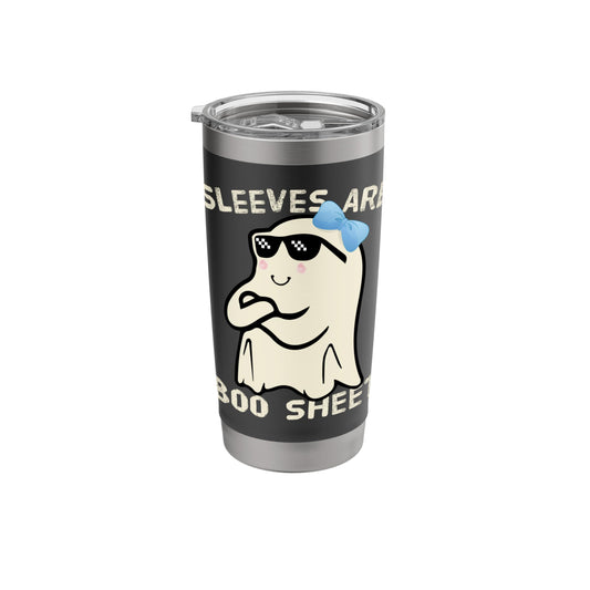 Funny Halloween Ghost Costume Bullshit Sleeves Are boo sheet Stainless Steel Insulated Tumbler