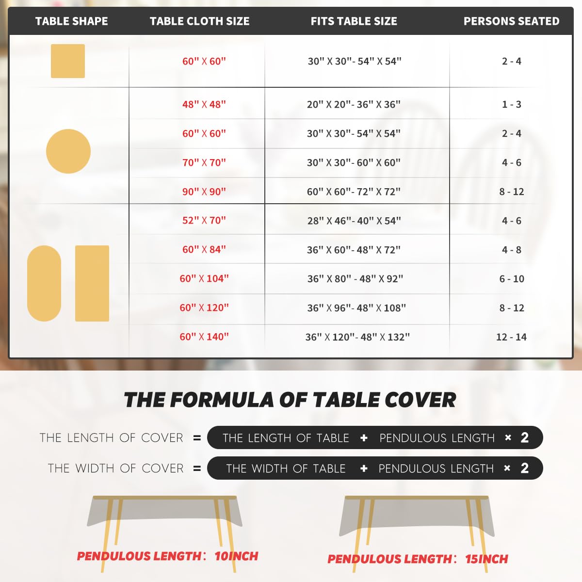 Horaldaily Halloween Tablecloth 60×60 Inch Square, Jack-O-Lantern Pumpkin Cobweb Ghost Dog Washable Table Cover for Party Picnic Dinner Decor