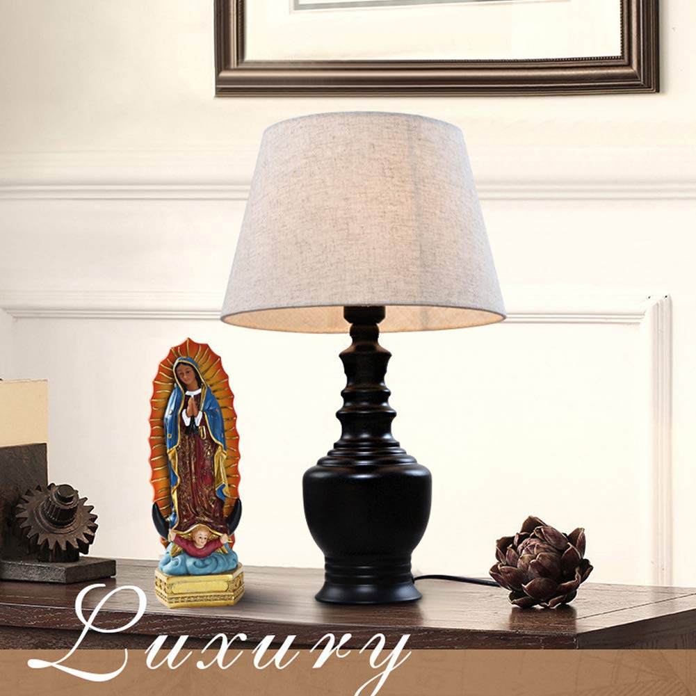 Lependor Our Lady of Guadalupe The Blessed Virgin Mary Resin Statue Sculpture, The Blessed Mother of The Immaculate Comception Home Madonna Figurine - Colored Our Lady