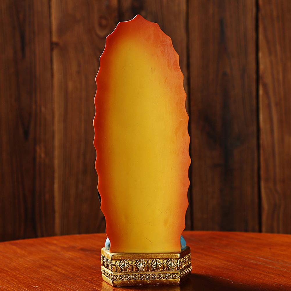 Lependor Our Lady of Guadalupe The Blessed Virgin Mary Resin Statue Sculpture, The Blessed Mother of The Immaculate Comception Home Madonna Figurine - Colored Our Lady