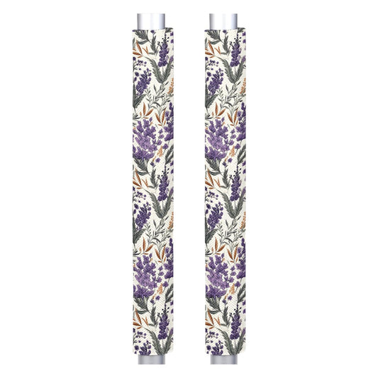 Pardick Refrigerator Door Handle Covers Set of 2, Lavender Fridge Handle Covers Appliance Handle Covers Protector for Microwave Oven Stove Dishwasher, Keep Your Kitchen Appliance Clean