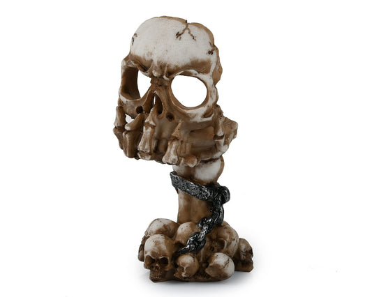 DS. DISTINCTIVE STYLE Skull Candle Holder 6.3 Inch Tea Light Holder Small Gothic Home Decor Halloween Decorations