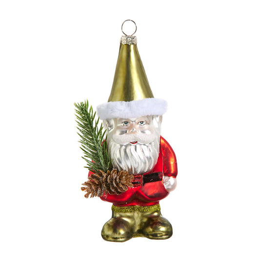 Raz Imports Gnome Hanging Ornament, 5.5-inch Height, Christmas Holiday Decor