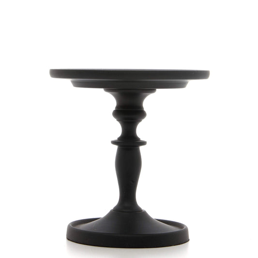Hosley Black Pillar Holder 4.75 Inch High. Ideal Gift for Wedding Party Special Occasion or as a Candle Holder