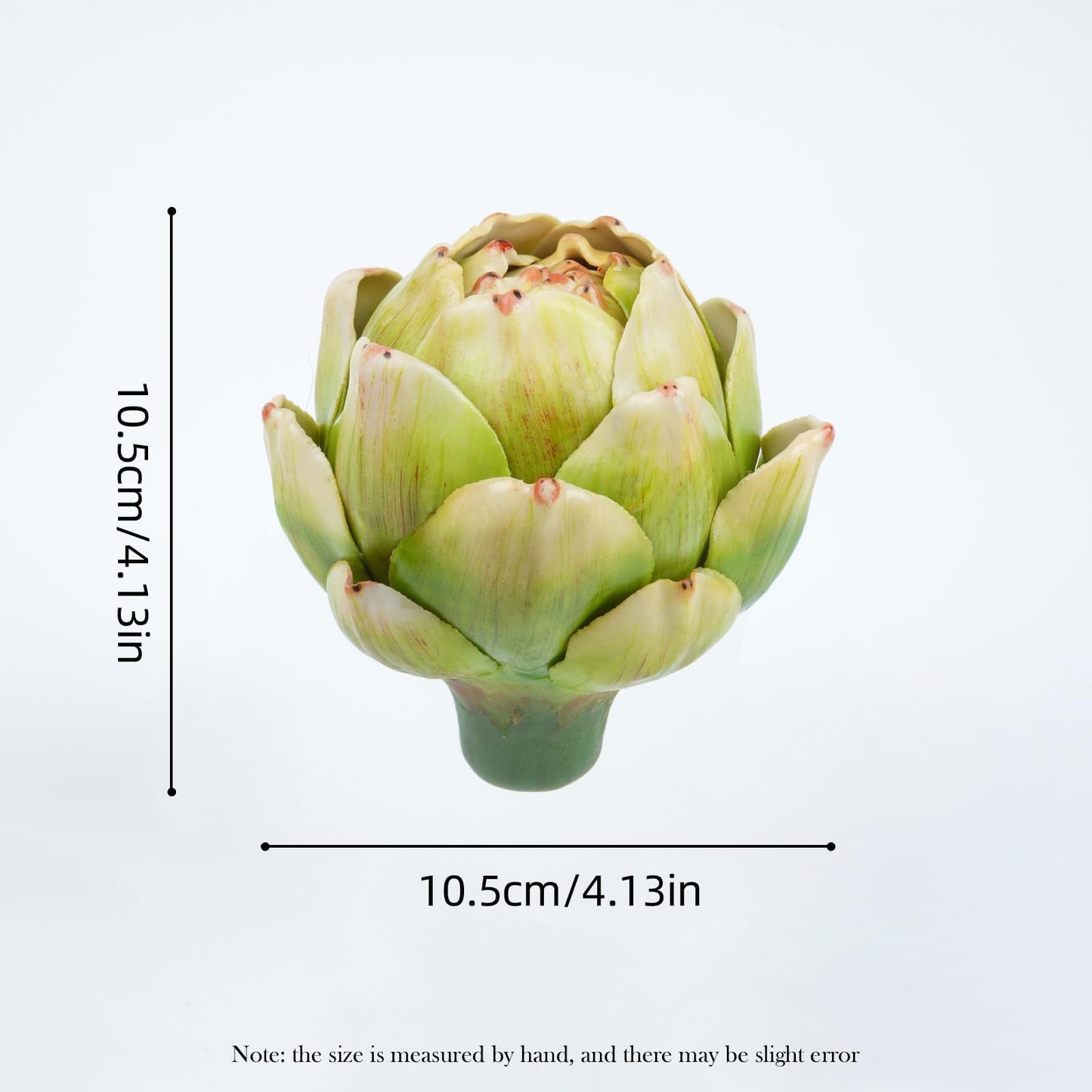 Notakia 6Pcs Green Large Faux Artichokes for Decoration Bowl Fillers Fake Fruit Artificial Artichokes that Look Real Realistic Fake Vegetable Decor for Home Kitchen Table Party Centerpiece