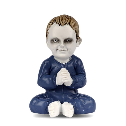 YYPLIAN Ghost Baby Doll Figurines, Halloween Scary Resin Small Statue Creepy Zombie Baby Statue Decor Desk Decor (D)