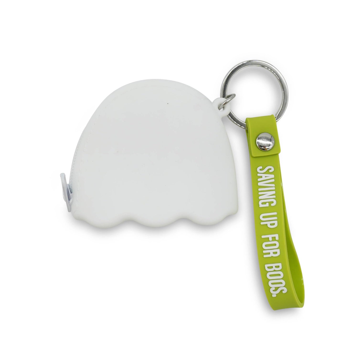 GOOFBALLS Novelty Silicone Coin Purse – Cute Mini Change Holder for Coins, Cash & Small Essentials – Soft Pocket Pouch for Kids, Teens & Adults – Keychain & Bag Accessory, Ghost