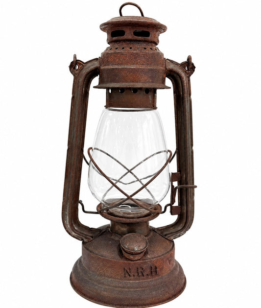 Vintage Lantern Rustic Candle Lantern Outdoor Decoration | Rustic Flammed Hanging Lamp for Halloween Decor | Christmas Decor | Yard Door | Front Decor |Garden Decor | Outdoor Decor | 12 inches |