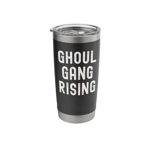 Ghoul Gang Rising Funny Halloween Costume Stainless Steel Insulated Tumbler