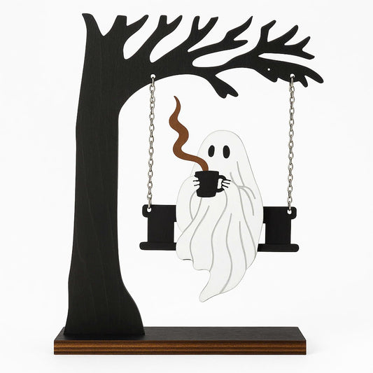 Spooky Home Decor, Ghost Swing, Cute Halloween Kitchen Dercorations, Ghost Decor, Hanging Ghosts Decor, for Women