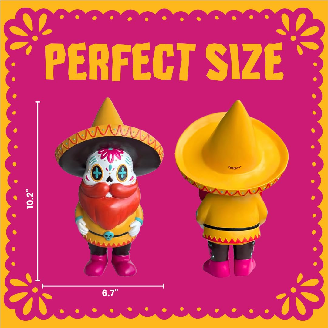 Pueblita El Katrin Day of The Dead Garden Gnome