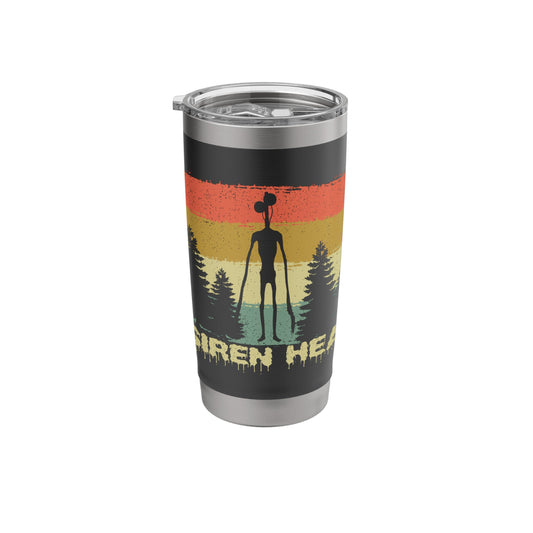 Monster Myth Siren Head Mysterious Creature Creepy Halloween Stainless Steel Insulated Tumbler