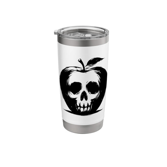 Apple Skull - Creepy Skeleton Apple Halloween Lover Stainless Steel Insulated Tumbler