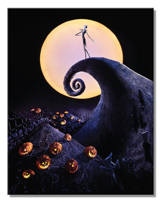 Desperate Enterprises Disney Nightmare Before Christmas Tin Sign - Nostalgic Vintage Metal Wall Decor - Made in USA