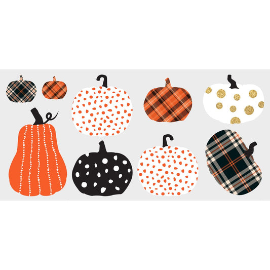 RoomMates RMK5148SCS Decorative Pumpkins Peel and Stick Wall Decal