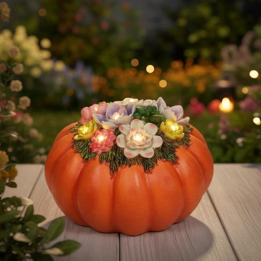Solar Garden Decor Solar Pumpkin Lights Porch Pumpkins Outdoor Decor