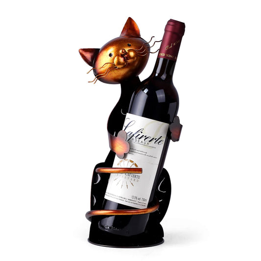 Drincarier Cat Decor Wine Holder Wine Rack Wine Bottle Holder Wine Cat,Gift for Halloween and Christmas,Cat Gifts for Cat Lovers………