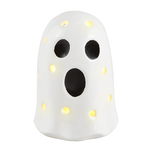 Mud Pie Ghost Led Sitter