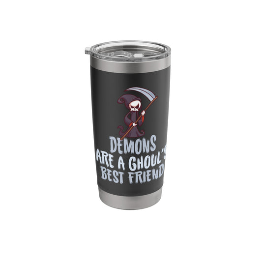 Ghoul's Best Friend Halloween Design For BFF Stainless Steel Insulated Tumbler