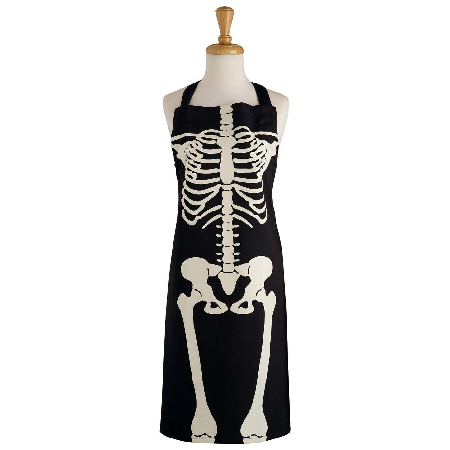DII Halloween Cooking & Baking Collection Kitchen Accessories, Apron & Oven Mitt Set, Skeleton, 2 Piece