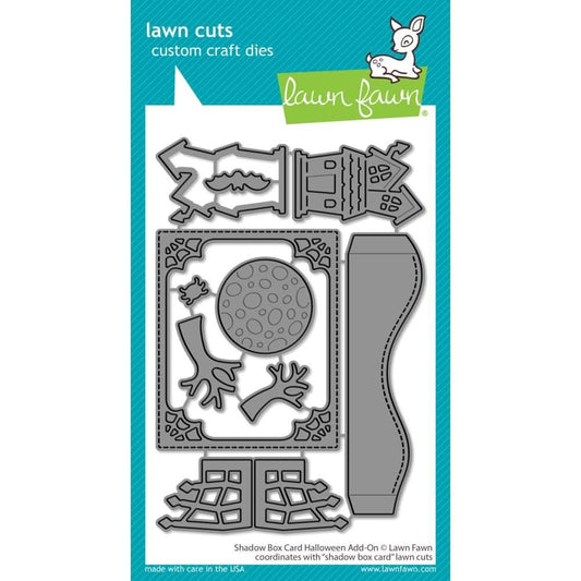 shadow box card halloween add-on