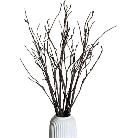 Bakoukiter 8PCS Artificial Birch Decorative Branches 27.5IN Lifelike Curly Willow Branches for Vase Flexible Twig Stems for Flower Arrangement Centerpiece Rustic Home Decor