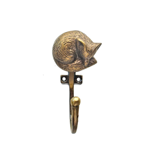 BROOK AND BIRCH Antique Animal Wall Hook Decorative Fox Hook Vintage Coat Hook Hanger for Hanging Coat Towel Hat Bags Cups Wall Mounted - 1 pc (Fox)