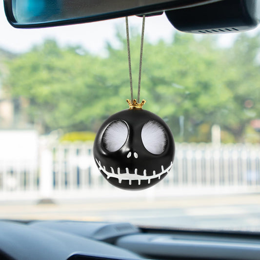 Rearview Mirror Ornament - Cool Skull Pendant, Halloween Flying Ghost Hanging Decoration, Skeleton Swinging Ornament for Car and Home, Birthday Gift for Parties