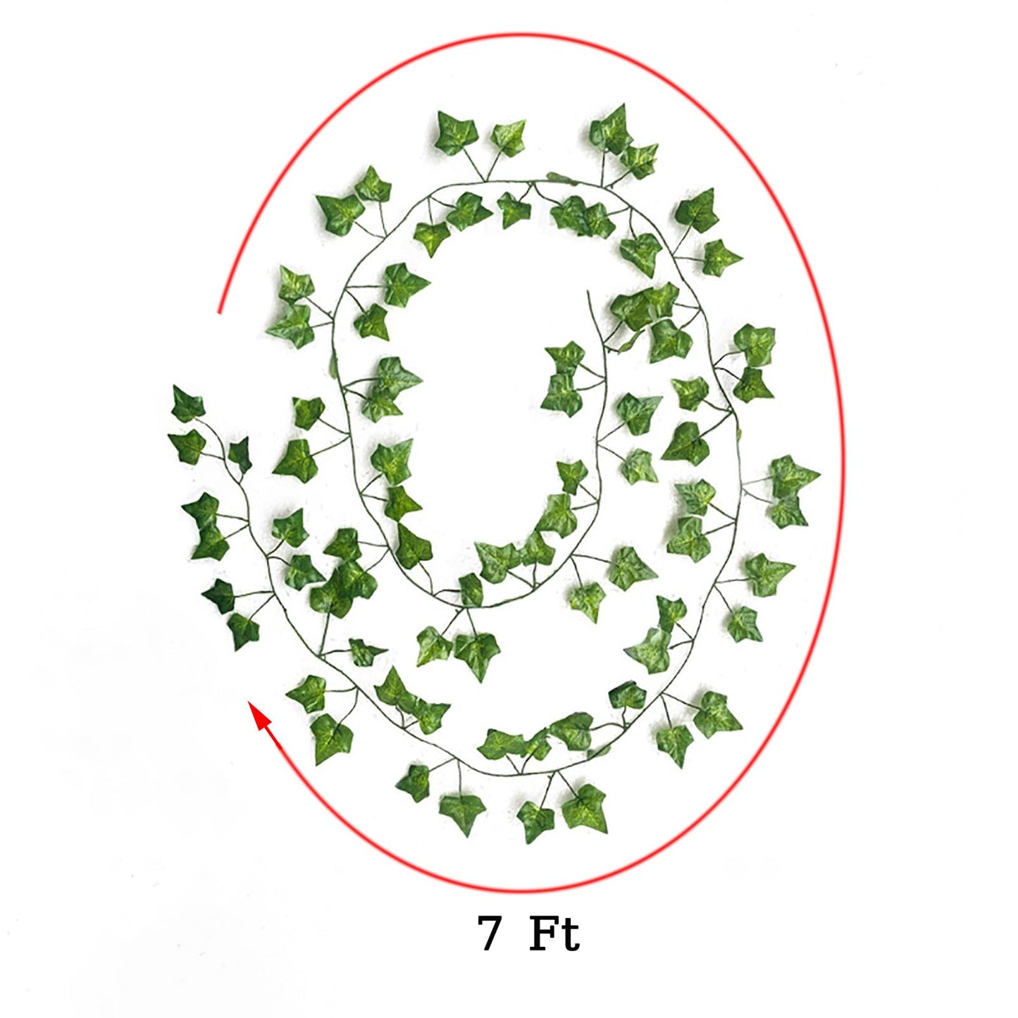 GreeneryVine 36 Pack Fake Greenery Hanging Garland, 270 Feet Fake Vines Leaves, Artificial Ivy Leaf Plants, Flowers Foliage for Bedroom Garden Decor