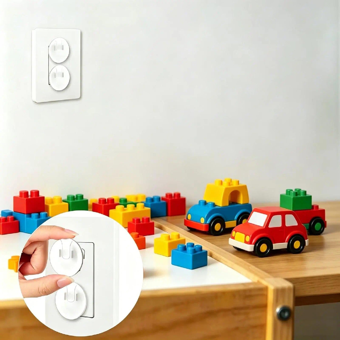100 Pack Outlet Covers Baby Proofing Clear Outlet Covers Baby Safety Outlet Plug Covers Safe & Secure Electric Plug Protectors Sturdy Childproof Socket Covers for Home & Office