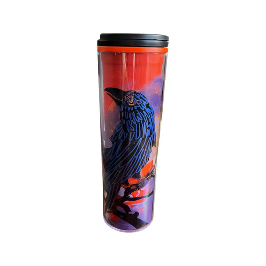 Starbucks 2022 Fall Halloween Raven 16oz Hot Coffee Tumbler
