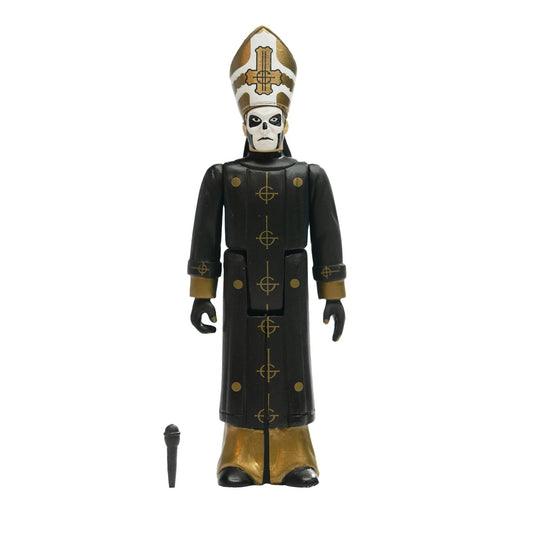 Super7 Ghost Papa Emeritus III Reaction Figure - 3.75" Ghost Action Figure with Accessory Heavy Metal Collectibles and Retro Toys