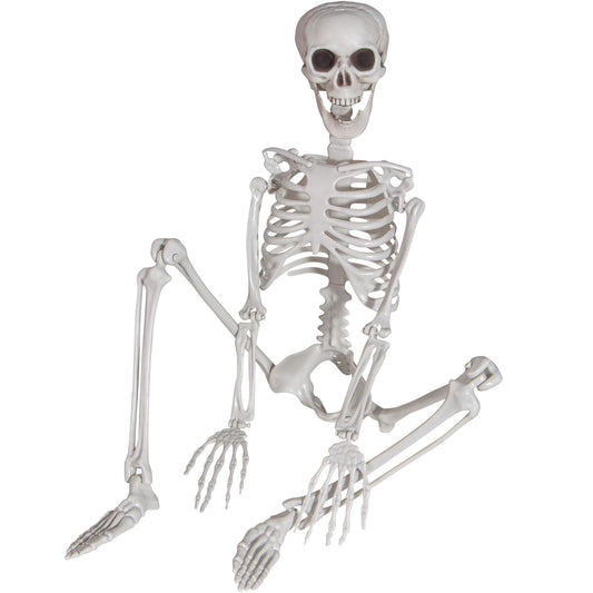 XONOR 3ft Halloween Skeleton Human Full Body Skeleton Decorations for Halloween Party Haunted House Supplies (1pc)