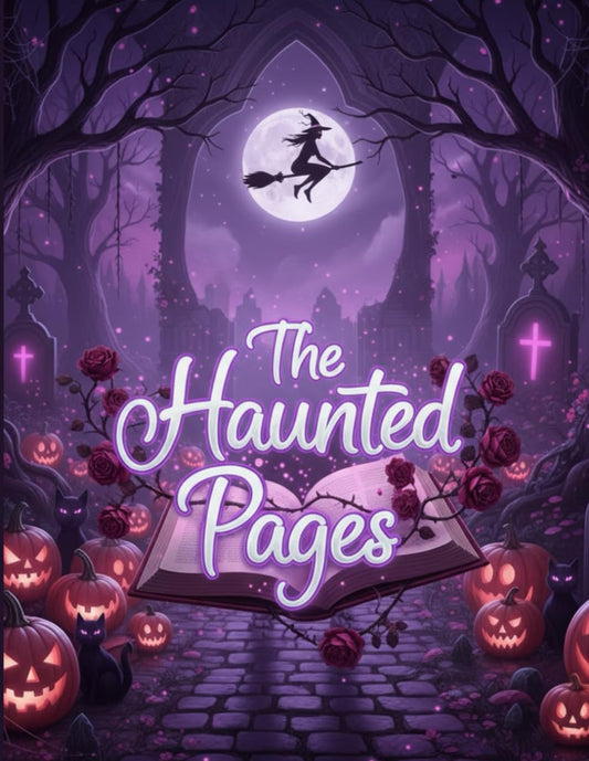 Halloween Dot Grid Journal (The Haunted Pages) : 120 Pages, 90 GSM Natural Shade, Paperback