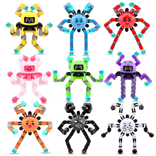 ASIOWELY 9 Pcs Fidget Spinner Toys for Kids & Adults,Party Favors for Boys Goodie Bags Bulk,Fingertip Gyros Sensory Toy Stress Relief Classroom Prizes for Teens Girl Age 3-8-13 Birthday Easter Gifts
