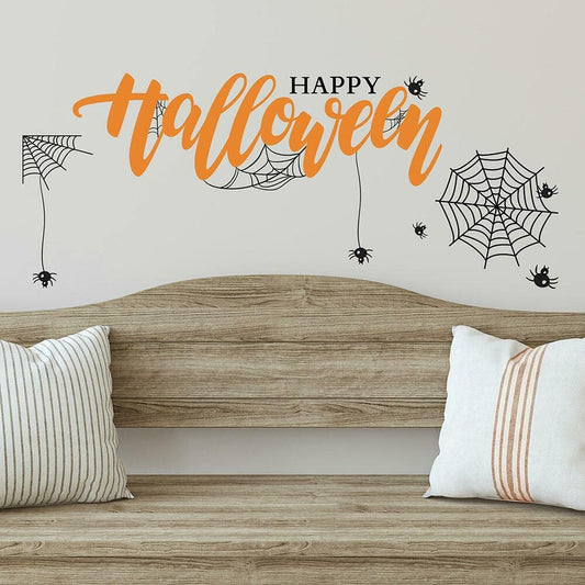 RoomMates RMK5085SCS Happy Halloween Quote Peel and Stick Wall Decal