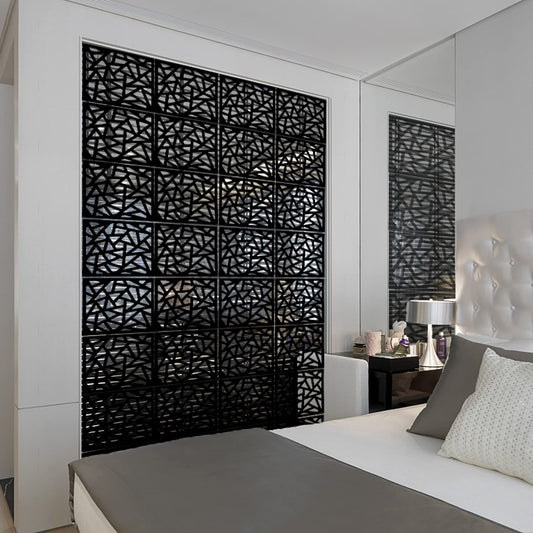 Kernorv Hanging Room Divider Made of Environmentally PVC, 12 PCS Partitions Panel Screen for Decorating Bedroom