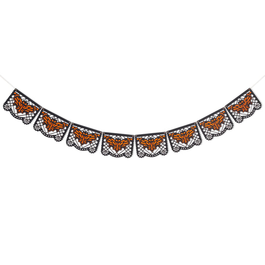 Spooky Bat Banner Halloween Theme Party Decorations,Bohemian Scary Bat Cutout Garland,Spooky Holiday Mantel Hanging Decorations,Halloween Bats Banner Photo Backdrop