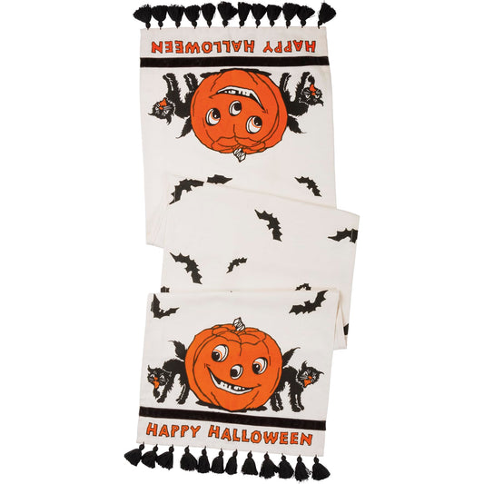 Primitives by Kathy Happy Halloween Table Runner