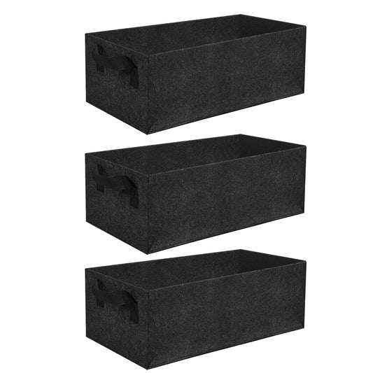 Yzkanning 3 Pack Plant Grow Bags,Breathable Fabric Raised Garden Bed,36L/9.5 Gallon 400GSM Heavy Duty Growing Pots for Vegetable,Flowers,Fruit/Flower Planter Containers with Handles