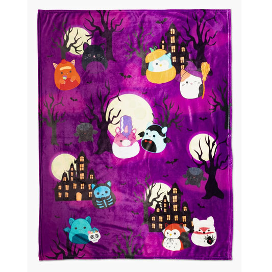Collectibles Squishmallows Halloween Bedding Super Soft Cozy Plush Throw, 46 in x 60 in, (Officially Licensed Product) by Franco