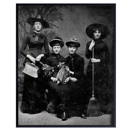 Victorian Witch Photography Gothic Wall Decor - Wiccan Pagan Art 8x10