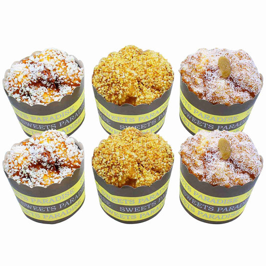SurpriseSeptember 6PCS Artificial fake cupcake, lifelike fake food display, fake cakes bread dessert decoration, used for party, family decoration, display props artificial cake model (B)